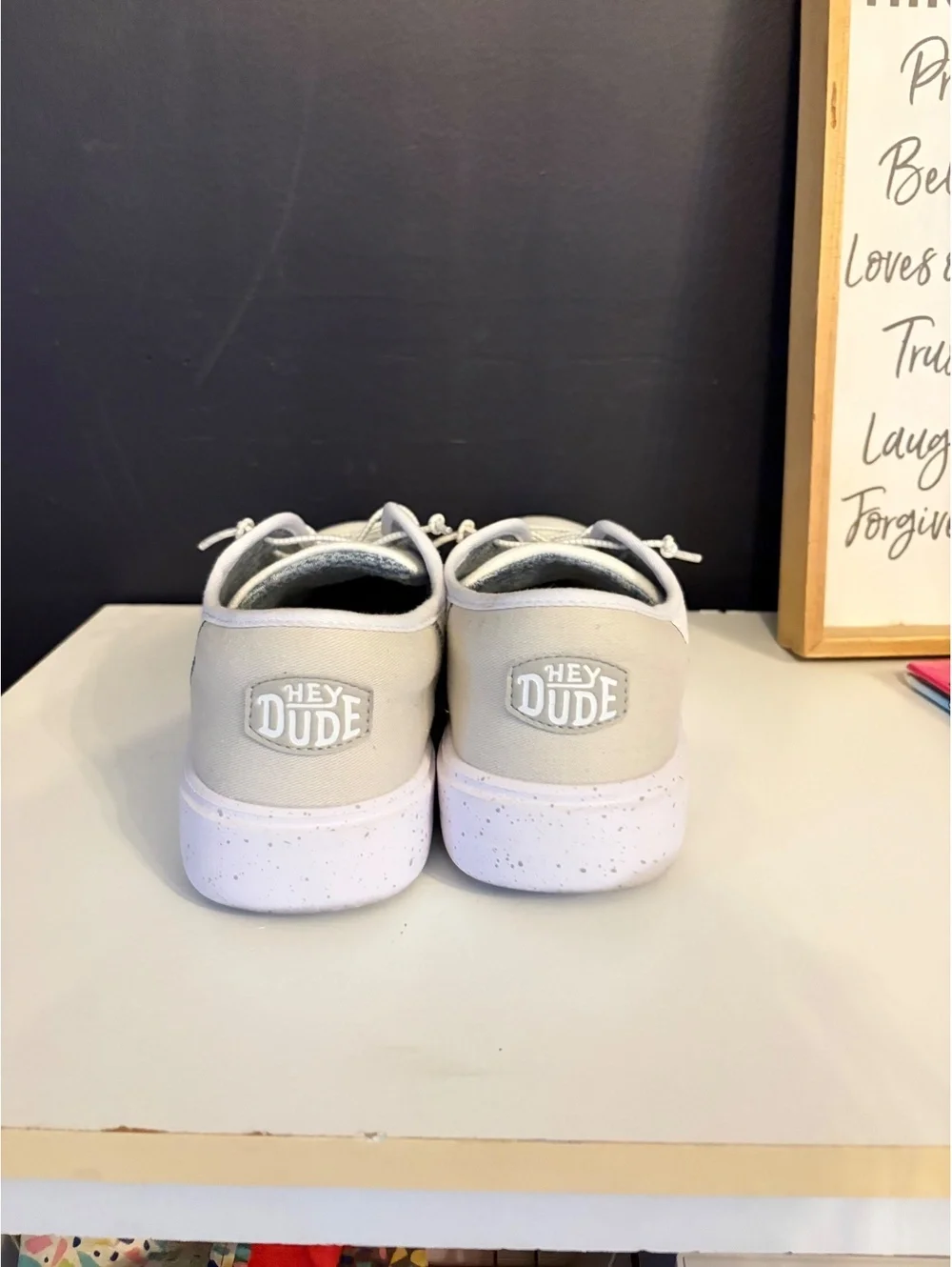 HEYDUDE Cody Sport White Men’s Size 10 Sneakers Lightweight